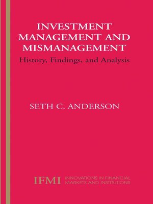 cover image of Investment Management and Mismanagement